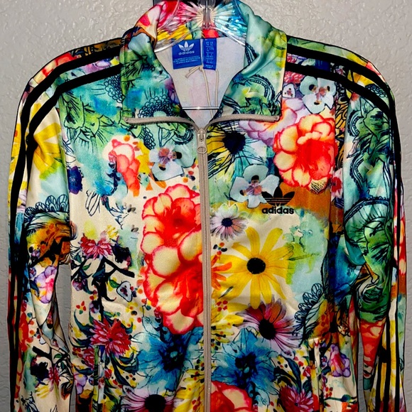 ADIDAS RARE LOTUS ZIPUP TRACK JACKET NWT XL - Picture 2 of 8